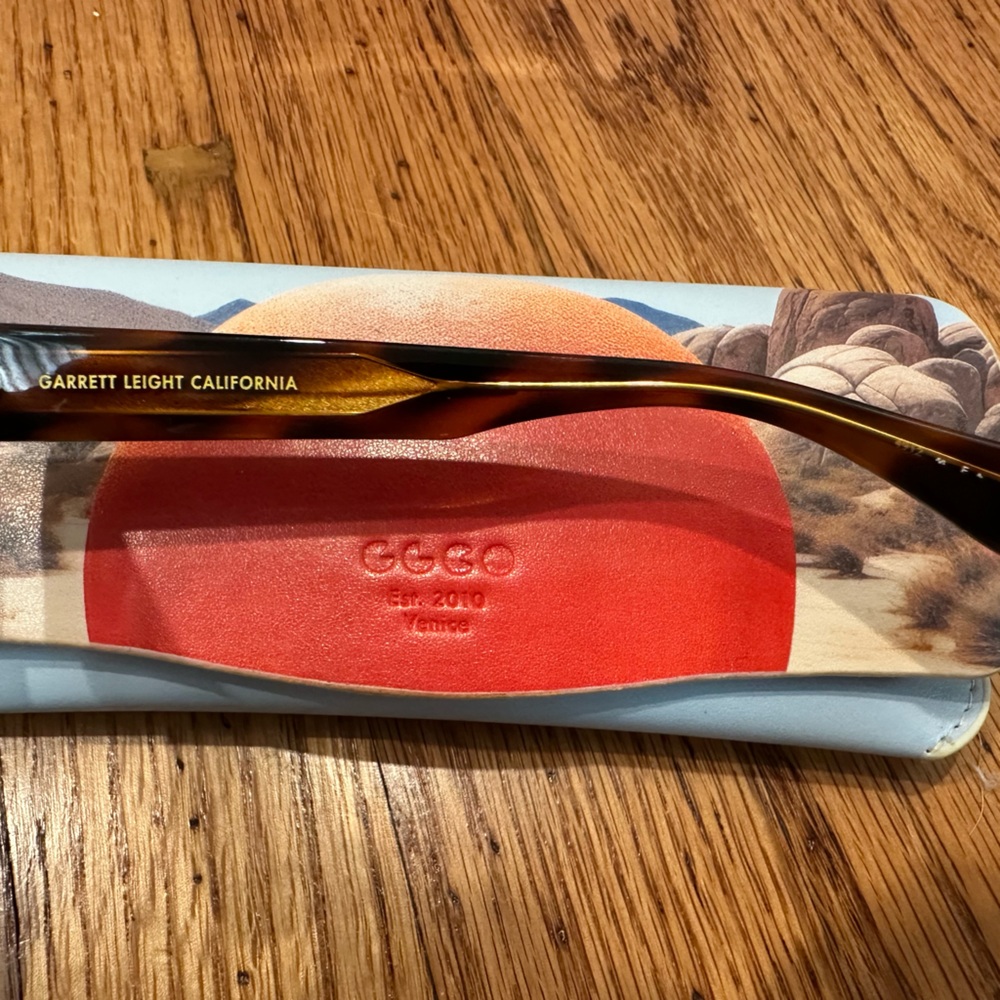 Garrett Leight Brown Sunglasses Woz - Picture 5 of 7